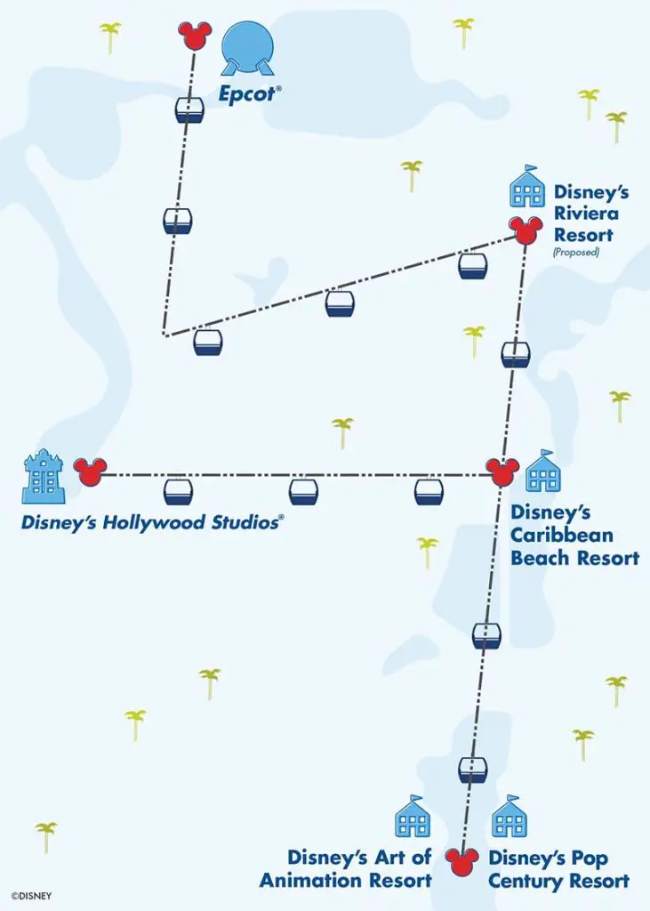Disney Skyliner Gondola System : Map, Capacity and More Tips 3