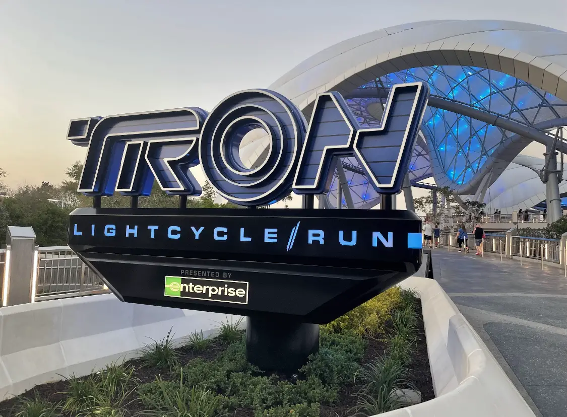 Race Through The Grid: Tron Ride At Disney 1