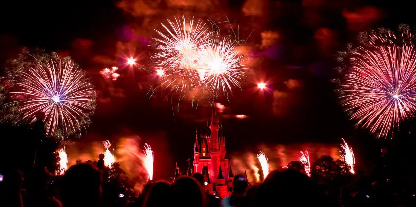 fireworks at Disney World Magic Kingdom